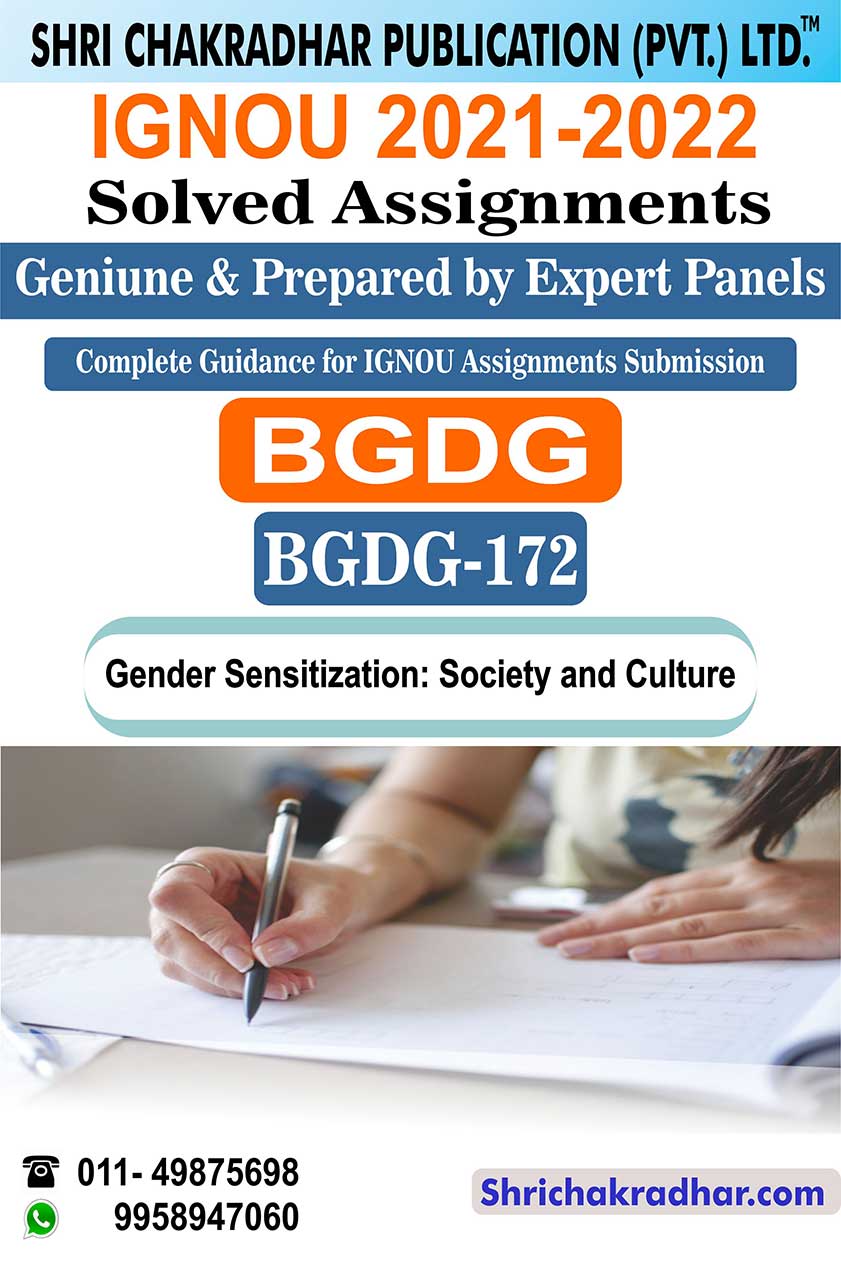 bgdg 172 solved assignment pdf